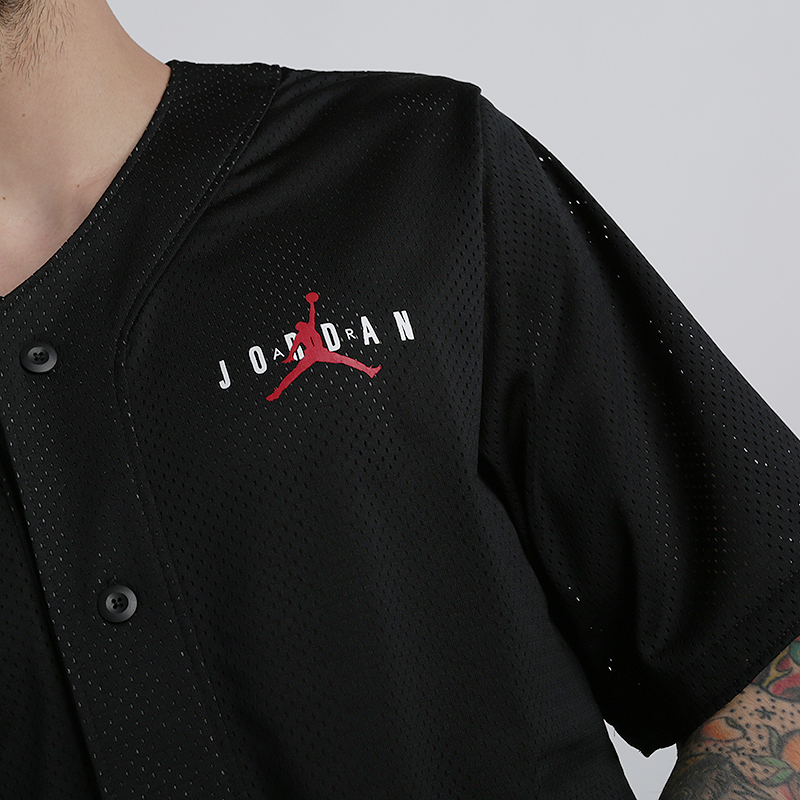 Мужская футболка Jordan Jumpman Air Mesh Top (AO0448-010)  - цена, описание, фото 3